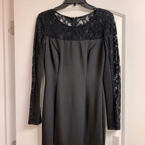Jessica Simpson- Lace Sleeve Cocktail Dress